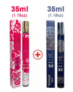 2pcs red blue