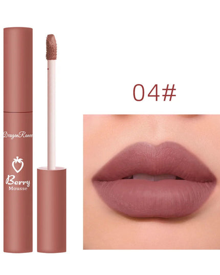 Nude Lip Gloss Matte Velvet Liquid Lipstick Waterproof Sexy Long Lasting Non-stick Cup Nude Red Make-up for Women Korea Cosmetic