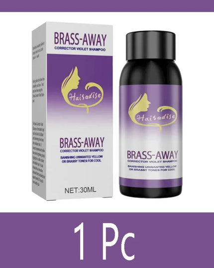 Purple Hair Dye Shampoo for Blonde to Cover Gray Non-irritating Hair Fading Yellow After Bleach Hair Shampoo Gray Hair Remedy