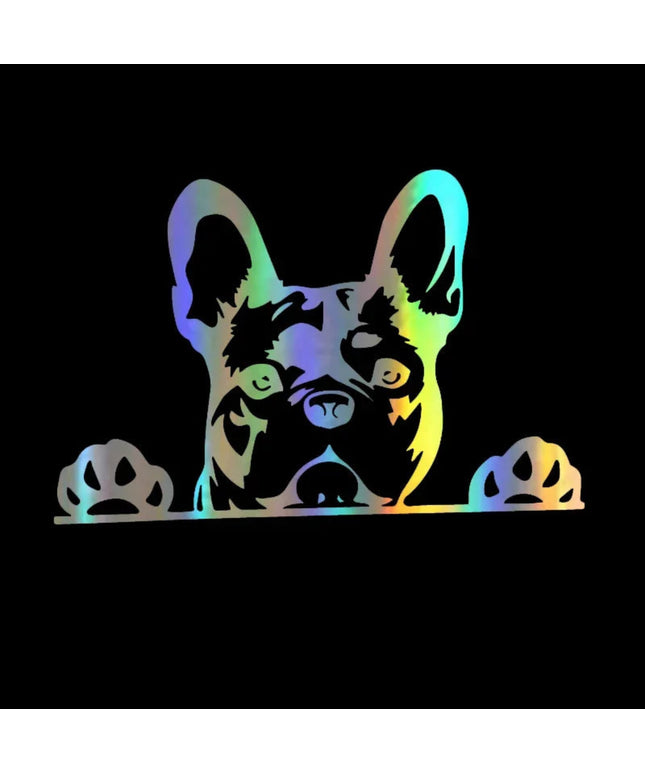 Jp French Car And Bulldog Car Stickers Cross Country Diesel Vehicle Motorcycle Accessories Decoration Car Personality Decal PVC
