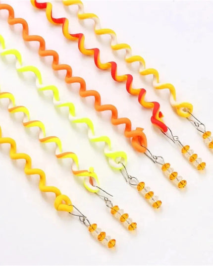 6pcs/lot Rainbow Color Cute Girl Curler Hair Braid Hair Styling Tools Hair Roller Braid Maintenance The Princess Hair Accessory