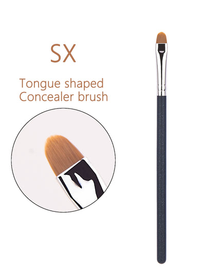 212 Flat Eyebrow Brush Ultrathin Eyebrow Makeup Brushes Flat Eyeliner Brush Thin Eye Liner Brow Contour Beauty Brush Tool