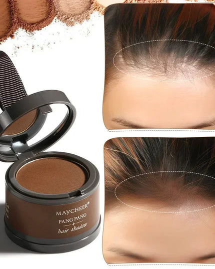 MAYCHEER Hairline Powder Instantly Cover Grey Hair Roots Hair Powder for Covering Grey Hair Maycheer Hairline Shadow Powder
