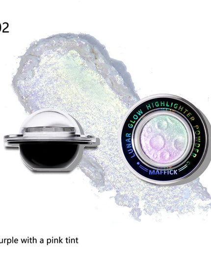 MAFFICK Cosmic Glow Highlighter - Intense Sparkle for Face and Body, Easy to Apply with Long-Lasting Wear,