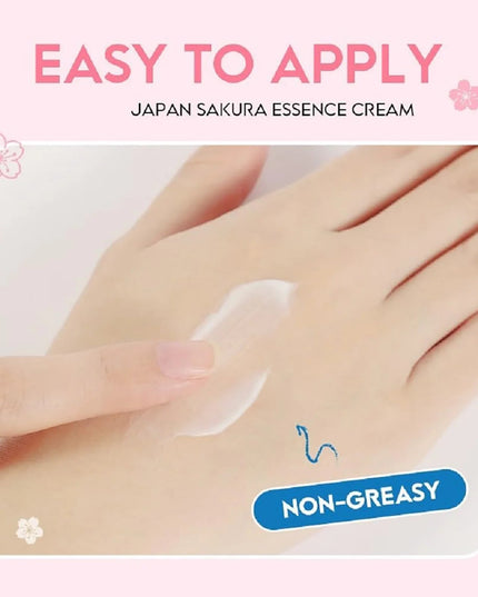 Japan Sakura Essence Cream, Sakura Tone Up Cream with Hyaluronic Acid,