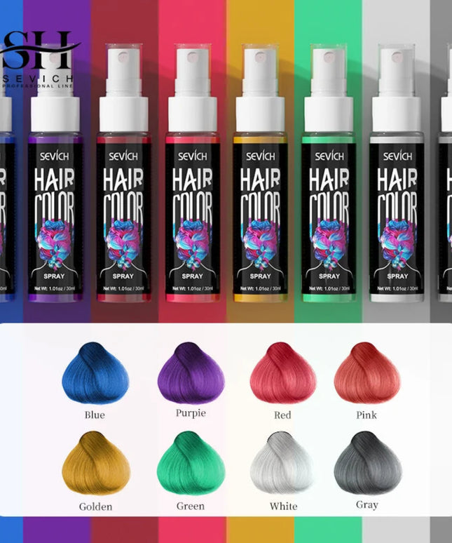 Sevich 5 Color Hair Color Spray Instant Hair Color Hair Styling Product 30ml Temporary Hair Dry Color Fashion Beauty Makeup