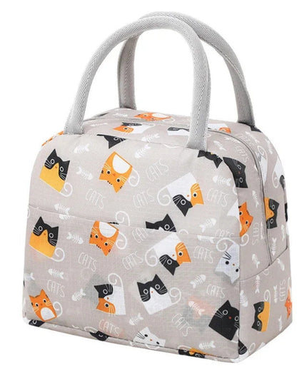 1PC Portable Lunch Bags Thermal Insulation Lunch Box Storage Bag Children's School Lunch Box Bag Picnic Storage Large Capacity