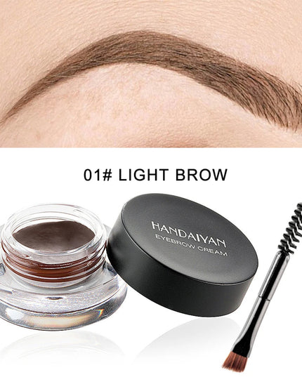 HANDAIYAN Colorful Eyebrow Cream Gel High Pigment Brows Tint Waterproof Long lasting Eye Brow Dye With Brushes Decorate Cosmetic