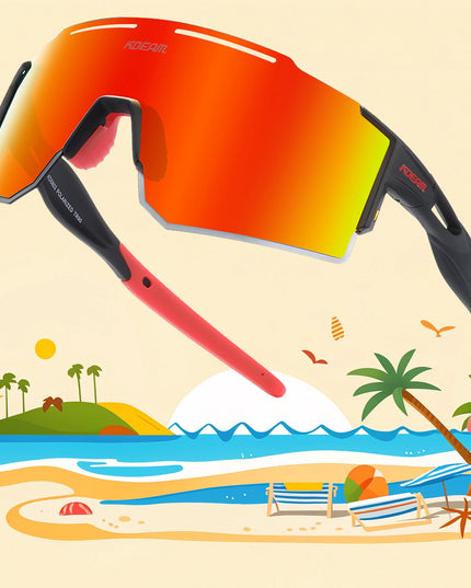 Polarized Sunglasses for Men and Women, Youth Kids Baseball Softball Sunglasses for Cycling, Running