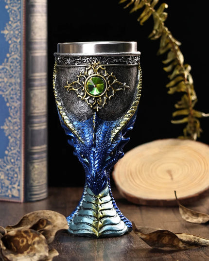 Dragon Head Goblet Halloween Gift Barware and Drinkware Bottle Bar Set Coffee mug Viking Drinking Mug Insulated Water Drinkware
