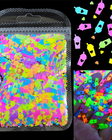 10g Laser Silver Star Nail Glitter Sequins 3D Holographic Stars Butterfly Sparkle Flakes DIY Body Eye Bling Manicure Party Parts