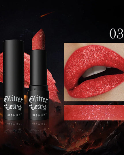 Multi Color Matte Lipstick Non Stick Flash Lasting Halloween Dark Makeup Diamond Finish Easy To Apply By MLSMILE