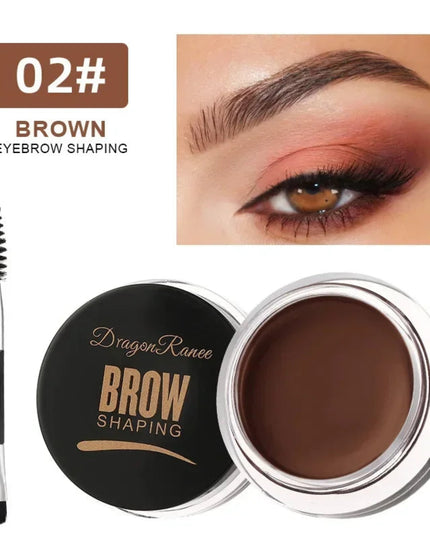 Matte Eyeliner Eyebrow Cream Gel Waterproof Long Lasting Contouring Brown Black Brow Cream Wild Eyebrows Cream Concealer
