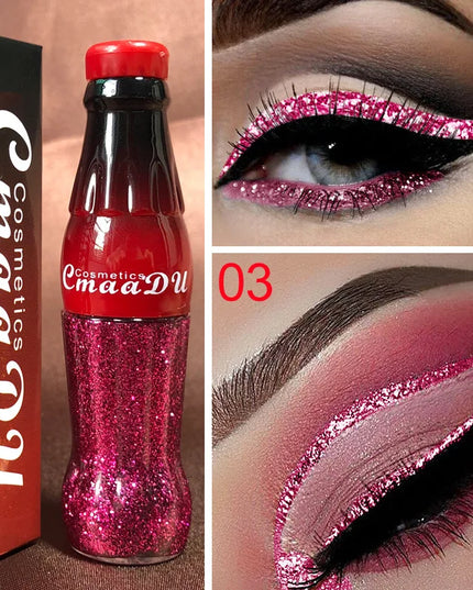 Waterproof Glitter Eyeliner and Eyeshadow Stick Set - Vibrant, Long-Lasting Colors for Flawless Eye Makeup, Ideal for Parties an