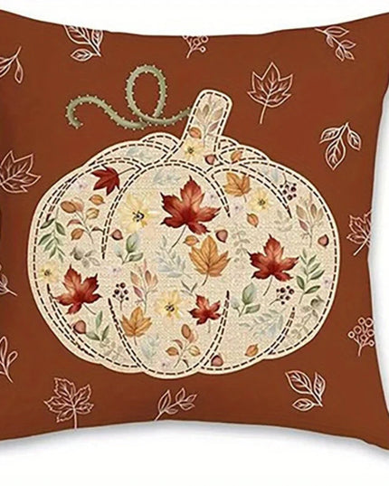 Home Decor Autumn-Themed Pillowcases With Love And Home Pattern Cushion Cover Suitable For Sofa Bedroom Car Pillow Cover