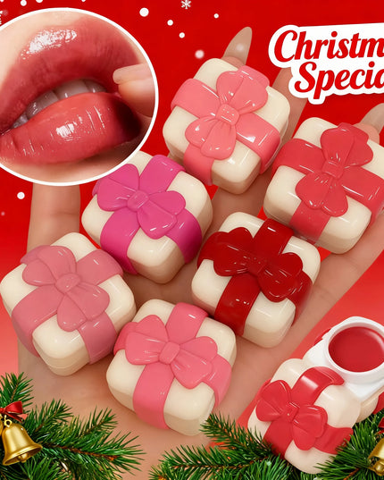 6-Color Random Hair Moisturizing Lip Gloss Lipstick, Long-Lasting, Easy To Apply Lip Makeup Care Lip Balm Christmas gift