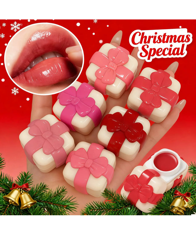 6-Color Random Hair Moisturizing Lip Gloss Lipstick, Long-Lasting, Easy To Apply Lip Makeup Care Lip Balm Christmas gift