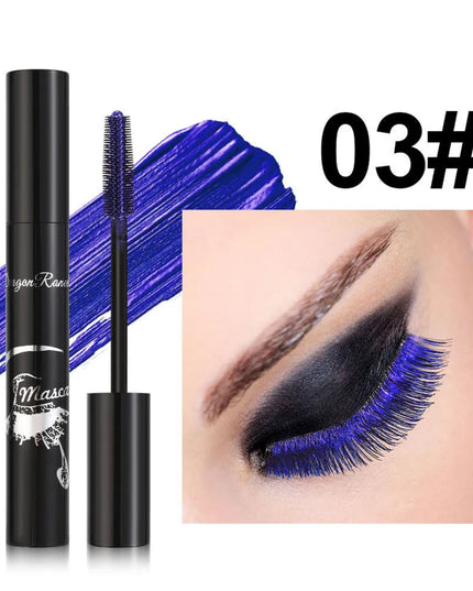 Colorful Volume Mascara Lasting Styling Waterproof Quick Dry Blue Purple Curling Lengthen Long Eyelash Silk Extension Cream