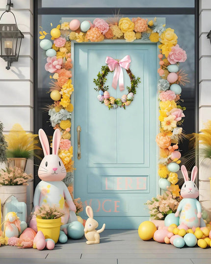 Live Festival Simulation Wreath Easter Egg Door Hanging Egg Decorations Advent Wreath Kids