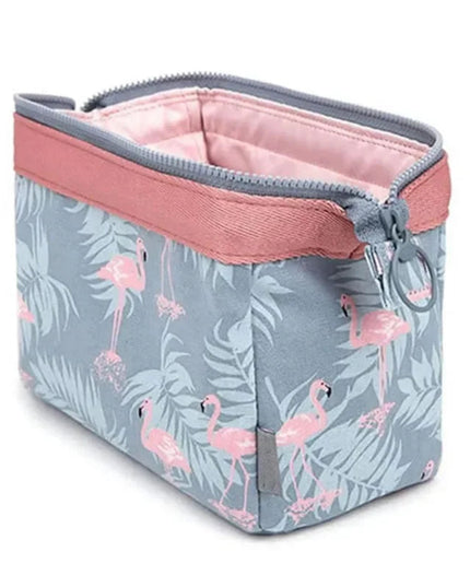 New Fashion Cosmetic Bag Women Waterproof Flamingo Makeup Bags Travel Organizer Toiletry Kits Portable Makeup Bags Beautician