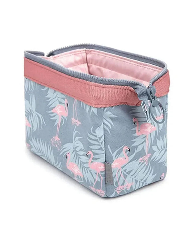 New Fashion Cosmetic Bag Women Waterproof Flamingo Makeup Bags Travel Organizer Toiletry Kits Portable Makeup Bags Beautician