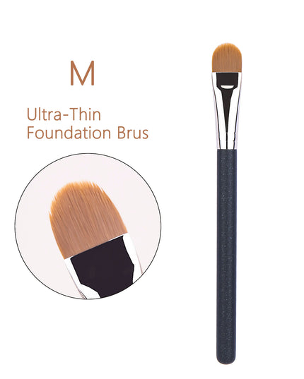 212 Flat Eyebrow Brush Ultrathin Eyebrow Makeup Brushes Flat Eyeliner Brush Thin Eye Liner Brow Contour Beauty Brush Tool