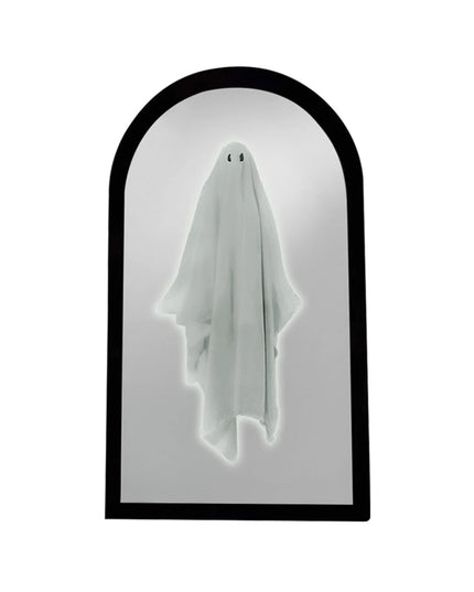 Terror Ghost Mirror NightLight Cute Halloween Home Accessories Spooky Haunted Mirrors Hologram Ghost Prank Decor 35*20cm/50*24cm
