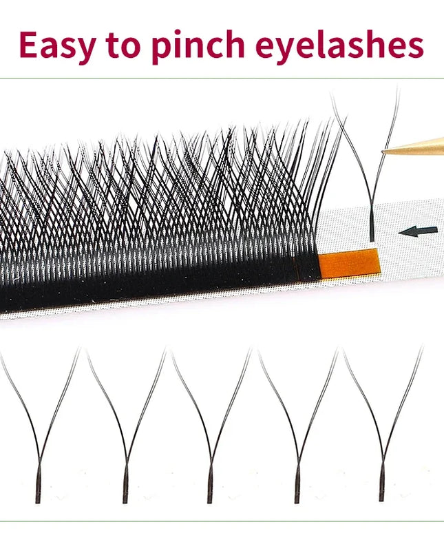 MARIA YY Volume Eyelash Extensions M/L Curl Y Wire Beauty 7mm Russian Lashes Bundles Private Label Supplies Makeup Wholesale
