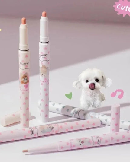 FLORTTE Lip liner Pencil Natural Matte Lip Liner Cute Animals Lipstick Pen Lasting Lipliners Korean Cosmetic  Kawaii Make Up