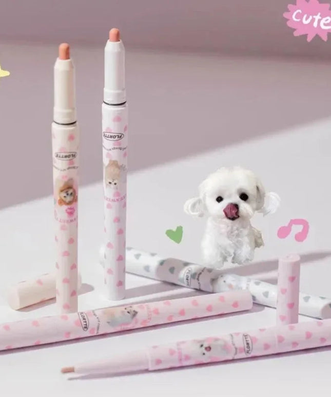 FLORTTE Lip liner Pencil Natural Matte Lip Liner Cute Animals Lipstick Pen Lasting Lipliners Korean Cosmetic  Kawaii Make Up