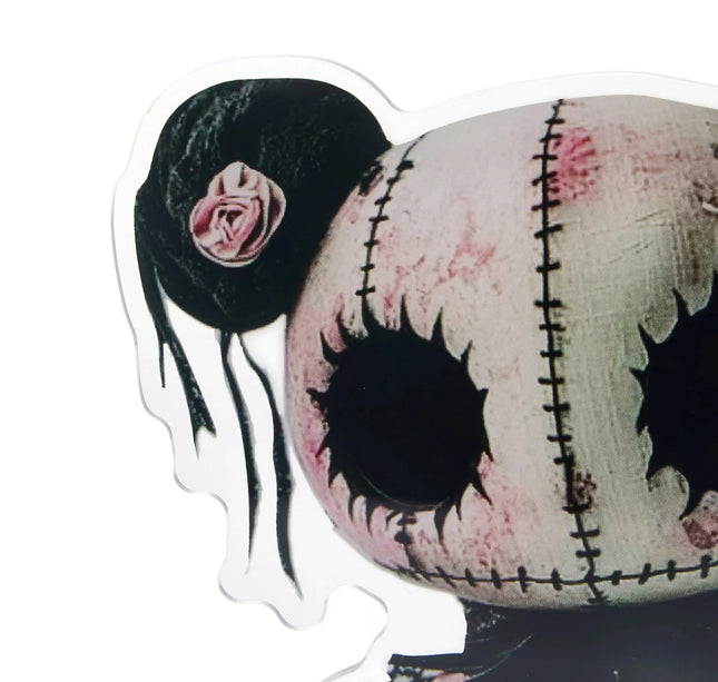 Halloween Anime Doll Figurine Acrylic Table Decorations Set for Home Office Party Spooky Flat Ornaments 2D Theme