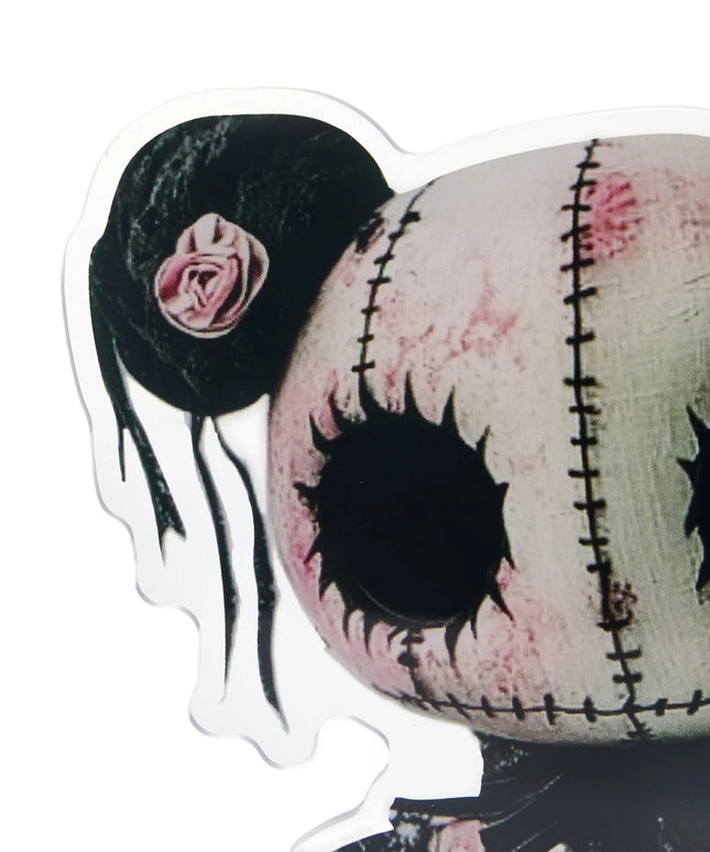 Halloween Anime Doll Figurine Acrylic Table Decorations Set for Home Office Party Spooky Flat Ornaments 2D Theme