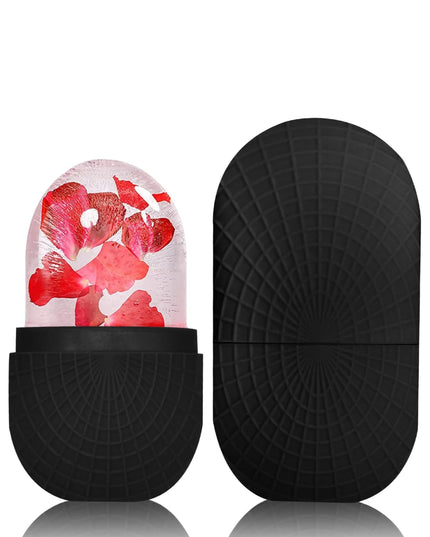 Upgraded Ice Roller for Face and Eyes - Facial Massager for Skin Care - Reusable Silicone Ice Mold to Refresh and Cool Skin