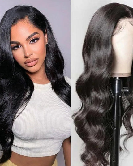 Body Wave Lace Front Wig Highlight Ash Blonde Lace Frontal Synthetic Wigs Pre Plucked Long Wavy Synthetic Lace Wig for Women