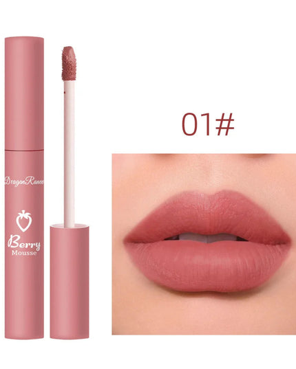 Nude Lip Gloss Matte Velvet Liquid Lipstick Waterproof Sexy Long Lasting Non-stick Cup Nude Red Make-up for Women Korea Cosmetic