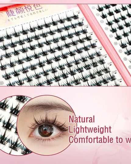 MIZ BARN 32 Rows Eyeslashes Extension Personal EyeLash Professional Makeup Individual Cluster Grafting Wholesale False Eyelashes