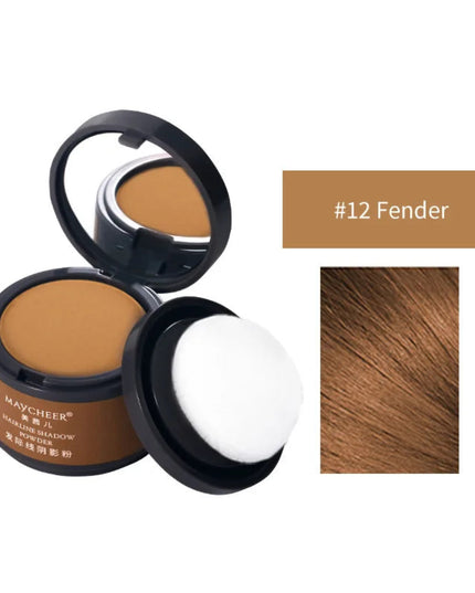 MAYCHEER Hairline Powder Instantly Cover Grey Hair Roots Hair Powder for Covering Grey Hair Maycheer Hairline Shadow Powder