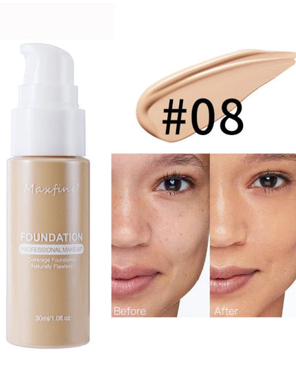 Liquid Foundation Effective Concealer Waterproof Sweat-resistant Makeup Professional Cosmetics