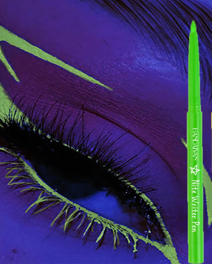 Fluorescent UV Light Neon Eyeliner Pen Waterproof Yellow Purple Orange Color Gel Eye Liner Pencil Eyes Make Up Cosmetics Tool