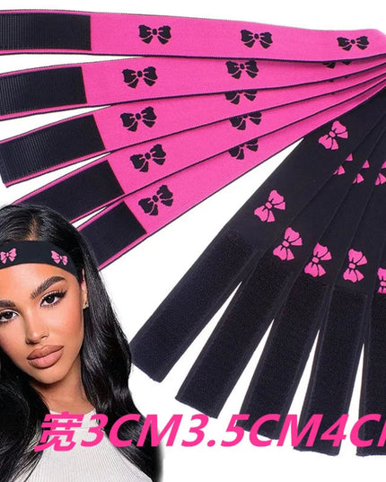 1pcs Elastic Band for Wig Edges Wrap Wig Band Lace Melting Band to Lay Edges Baby Hair Edge Adjustable Wig Melt Bands
