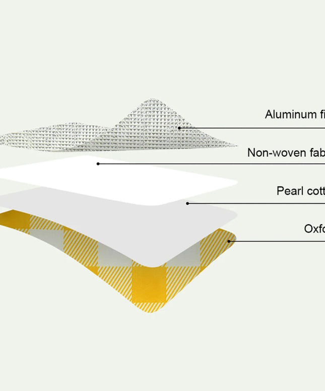 Camping Storage Bag Large Capacity Portable Ice Pack Bag Cold Protection Insulated Lunch Bag Waterproof for Spring Outing Travel