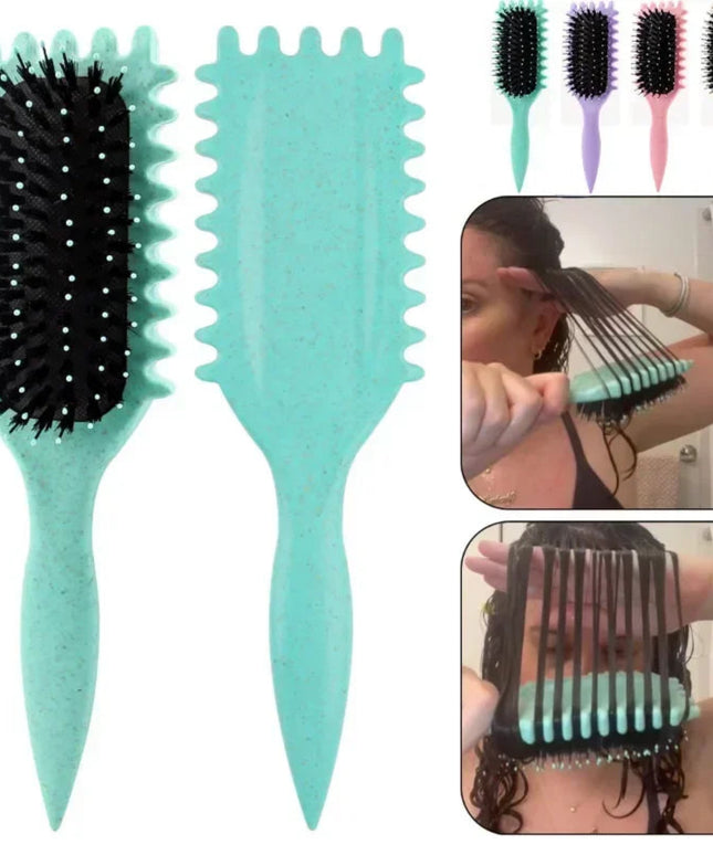 Women's Hair Comb Hollow Shaped Curly Hair Comb Multi Functional Scalp Massage And Anti-static Fluffy Hair Brush Hairstyle Tools