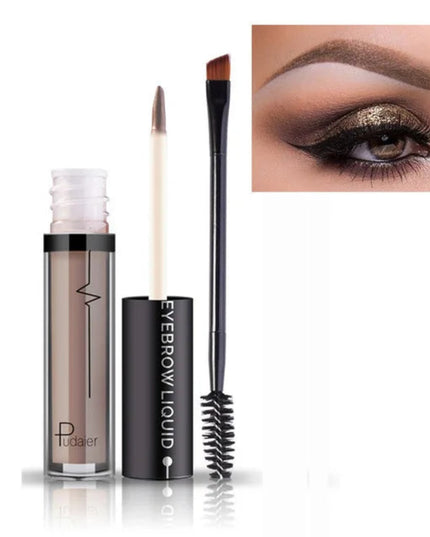 Pudaier Makeup Set Eyebrow Cream + Brows Brush Eyes Makeup Cosmetics Eye Brow Pencil Tint Gel Eyebrows Make up Pigment Enhancer