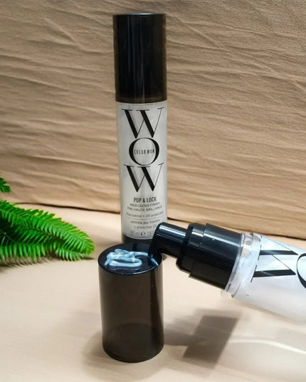 WOW Pop + Lock Anti-frizz Care Gloss Essence Cream Styling Natural And Soft Lotion 55ML