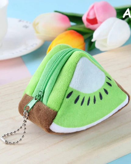 Cute Fruit Wallet Plush Coin Purse Women Change Purse Money bag Coin Purse Cartoon Fashion Sweet For Girl Gift Multifunction New