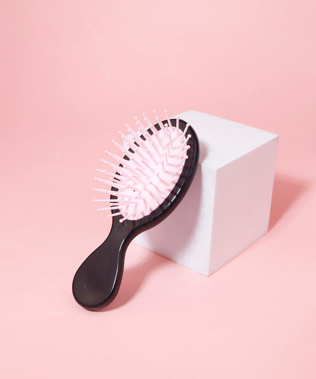 1PCS women's small hair brush, portable travel hair brush, mini oval dry and wet air cushion hair brush