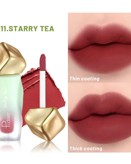 Pudaier Valentine's Day liquid lipstick does not stick to the cup lip glaze, create charming lips, Valentine's Day date