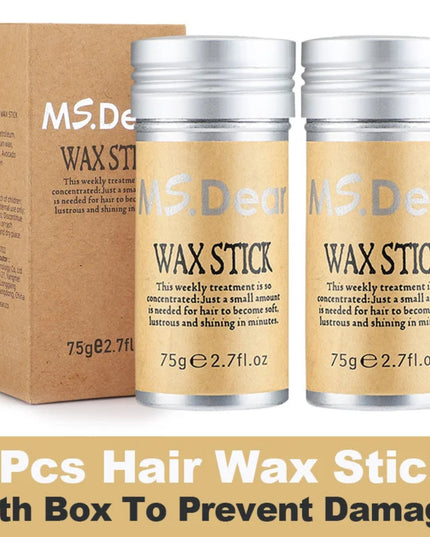 Hair Wax Stick For Wig Professional Hair Wax Stick Gel Cream Non-Greasy Style Hair Wax Stick For Men Women Broken Hair Artifact