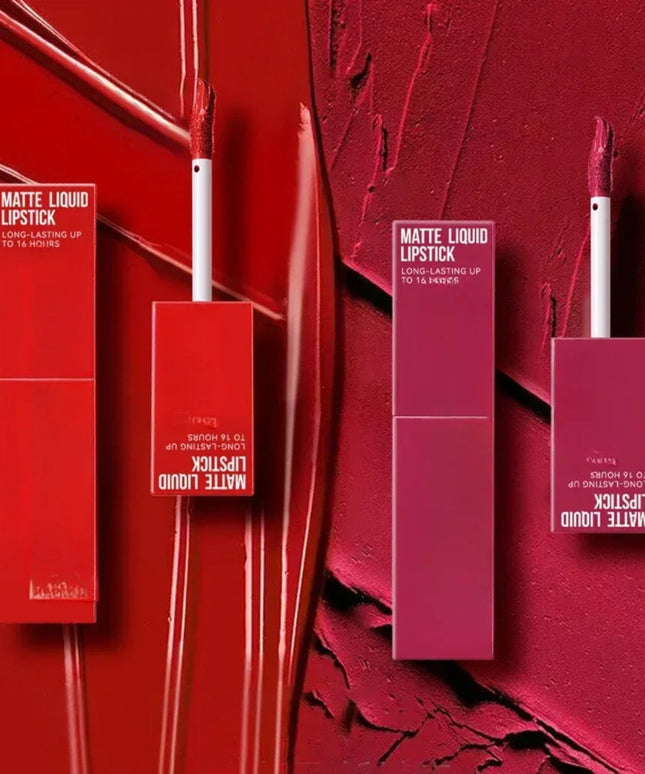 Cheap Matte Ink Liquid Lipstick Non-stick Cup Long Lasting Velvet Nude Lip Gloss Waterproof Lips Tint Waterproof Korean Make Up