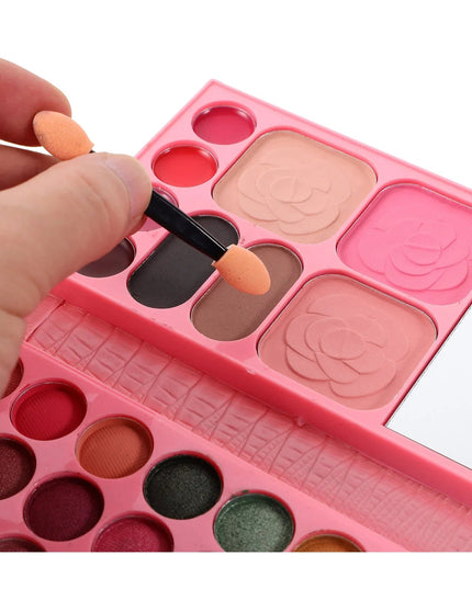 33 Colors Makeup Kit Eyeshadow Powder Blush Lipstick Pallets Long Lasting Girl Pan with Mirror Beginner Plate Cosmetics Makeup